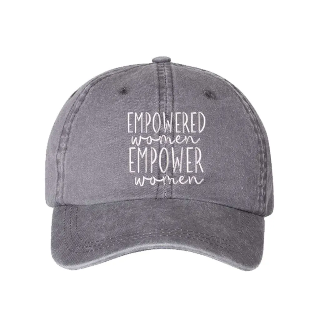 Empower Women Washed Baseball Hat- Empowered Women Baseball Hat