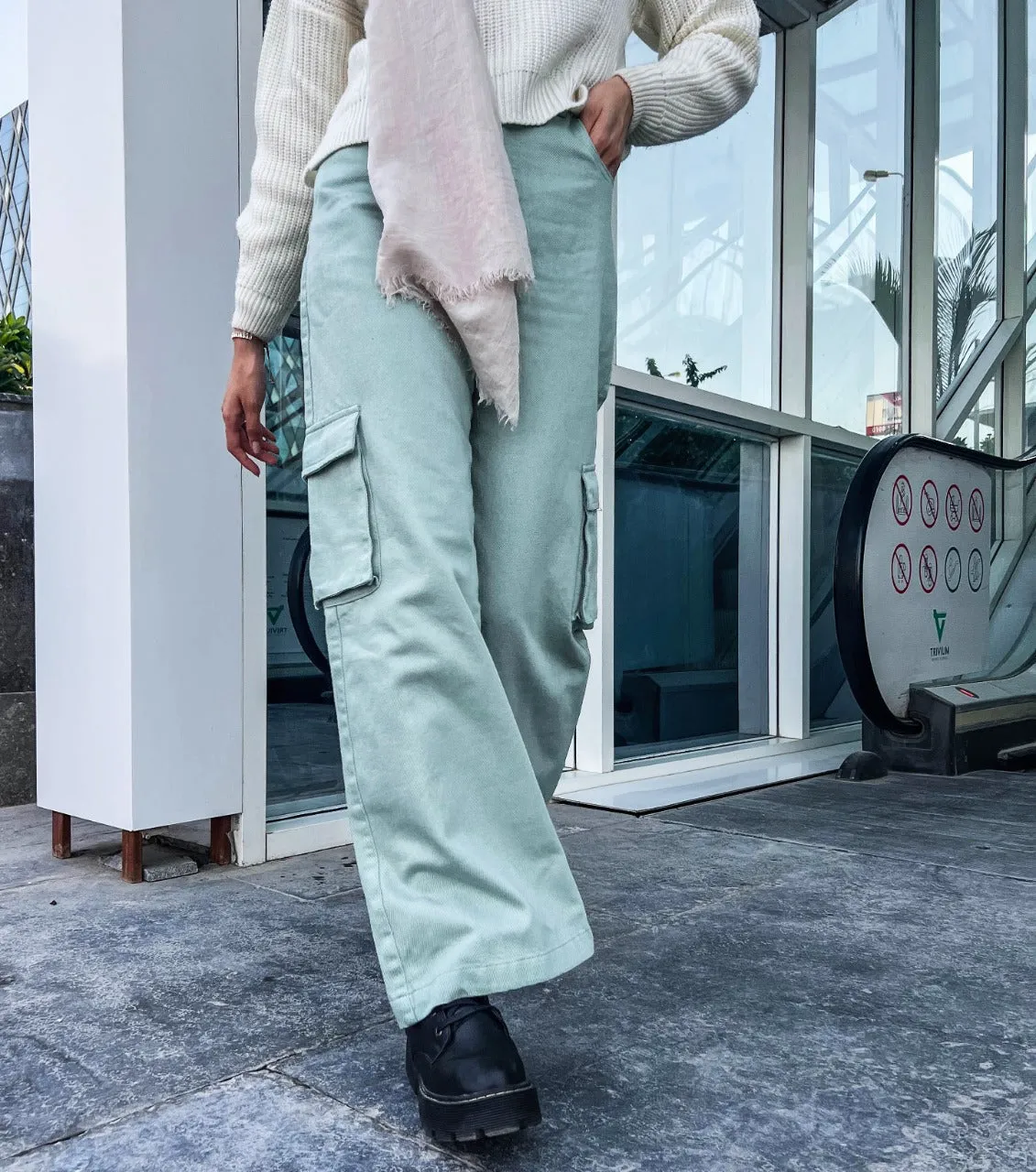 Essential Cargo Pants Mint