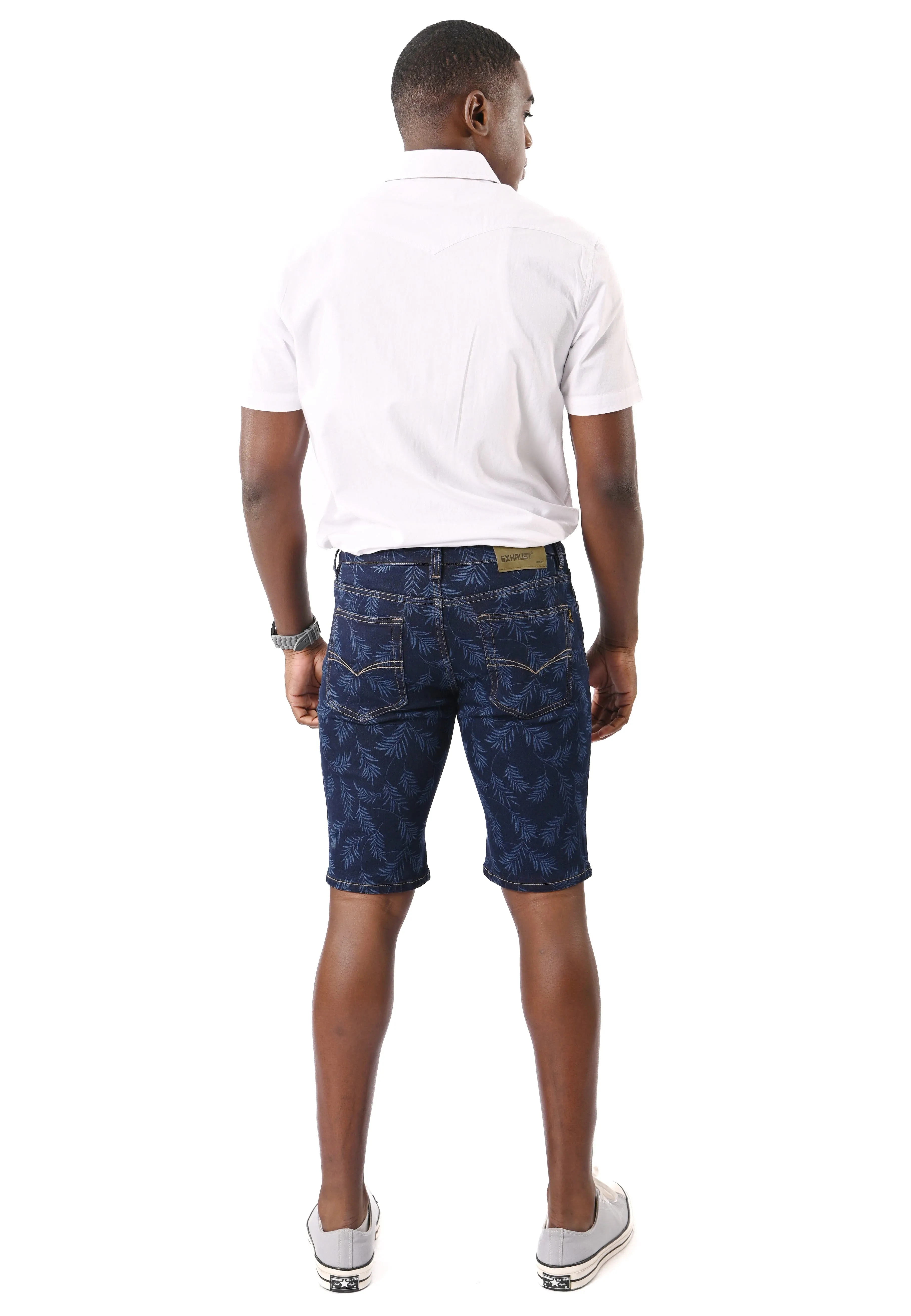 EXHAUST JEANS SHORT PANTS [SLIM FIT] 1553