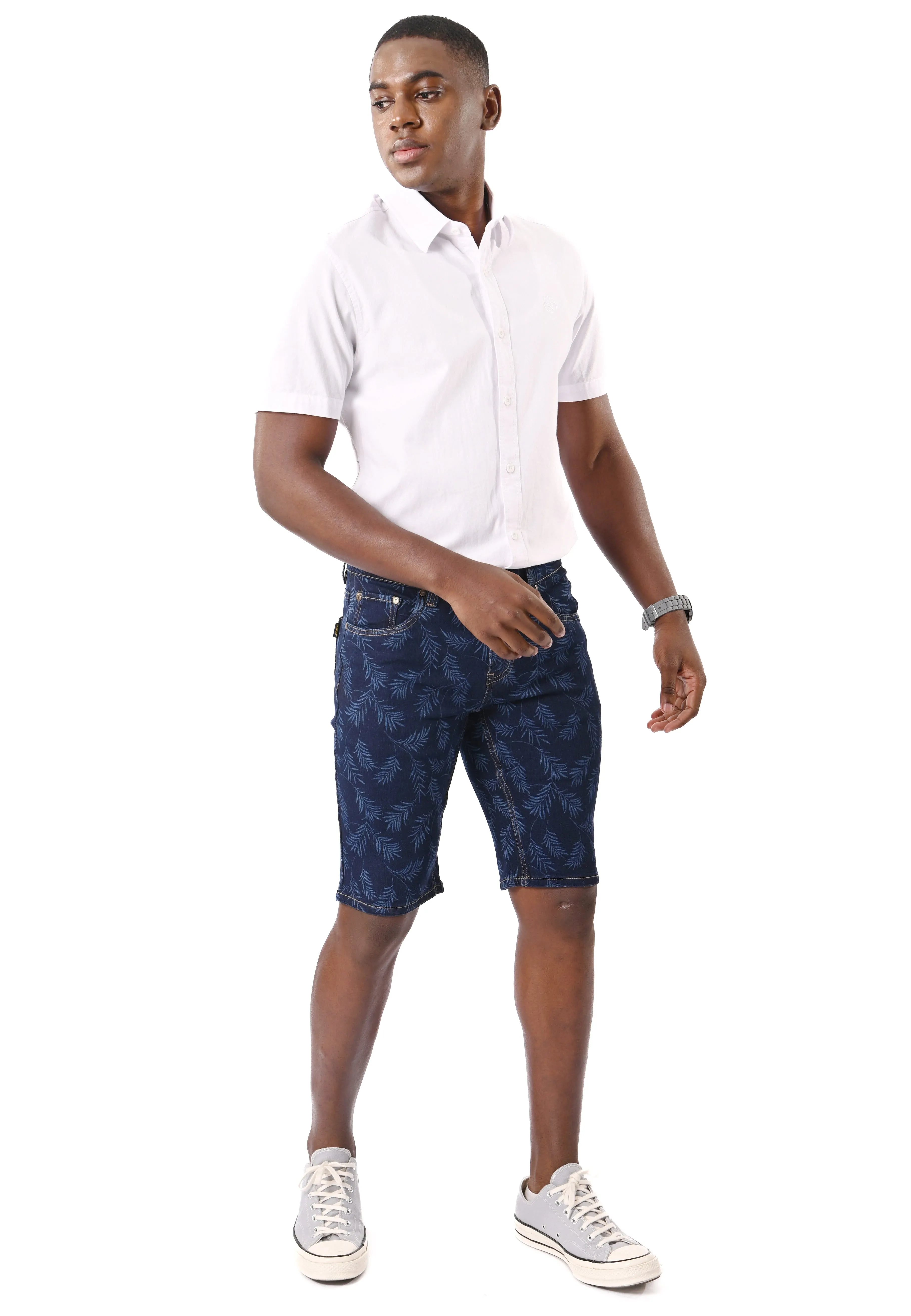 EXHAUST JEANS SHORT PANTS [SLIM FIT] 1553