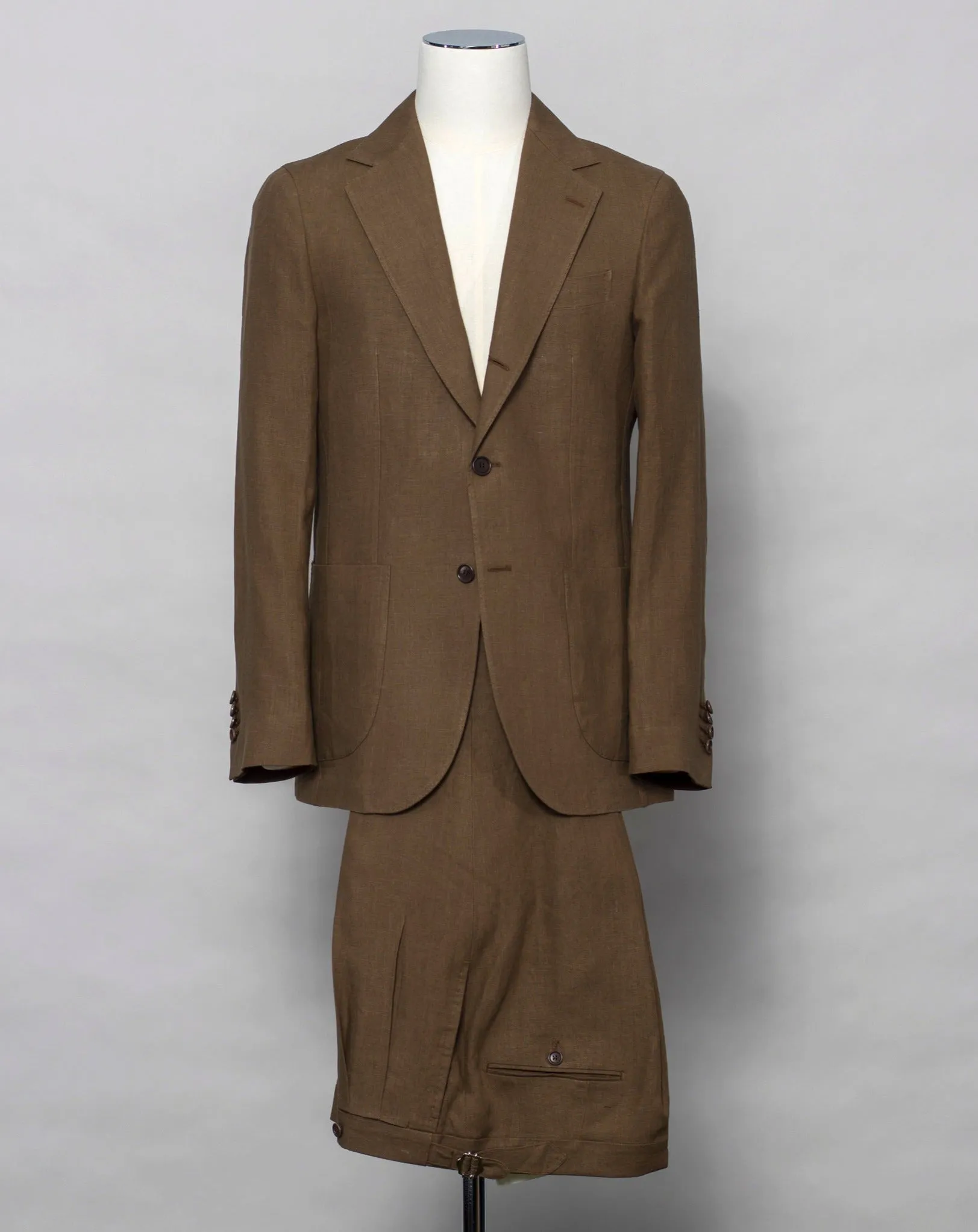 Gaiola Napoli Linen Suit / Brown