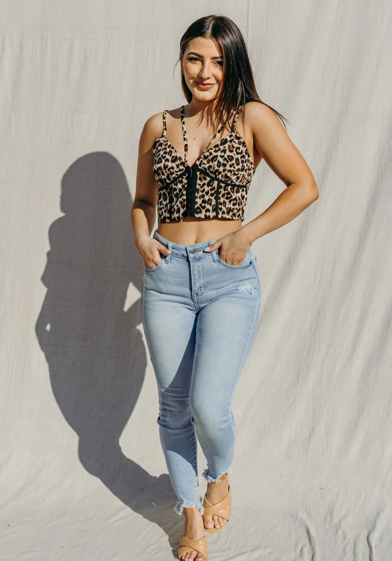 Goldie Leopard Print Top