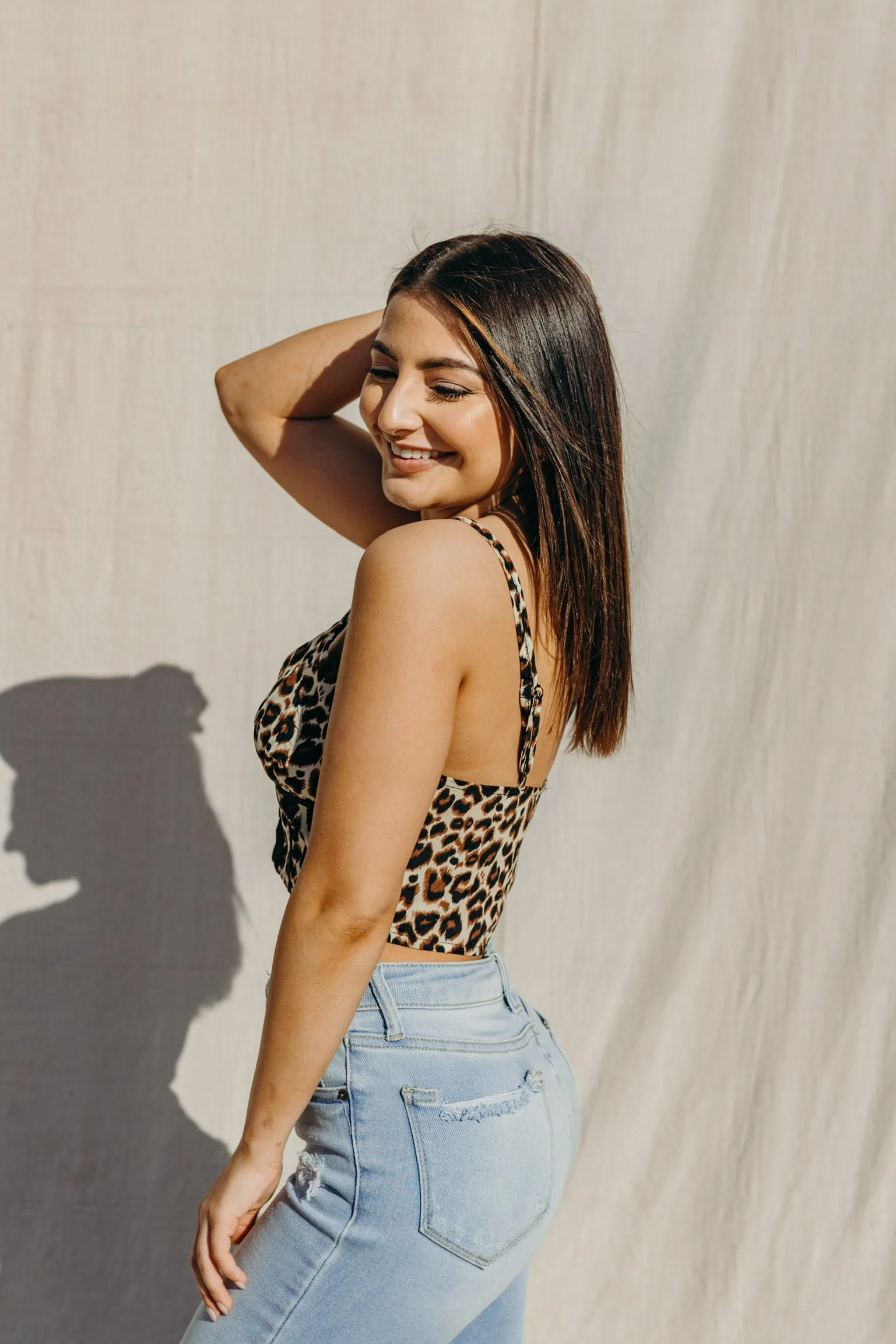 Goldie Leopard Print Top