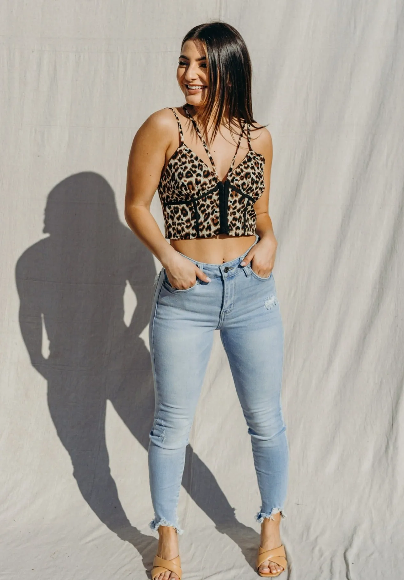 Goldie Leopard Print Top