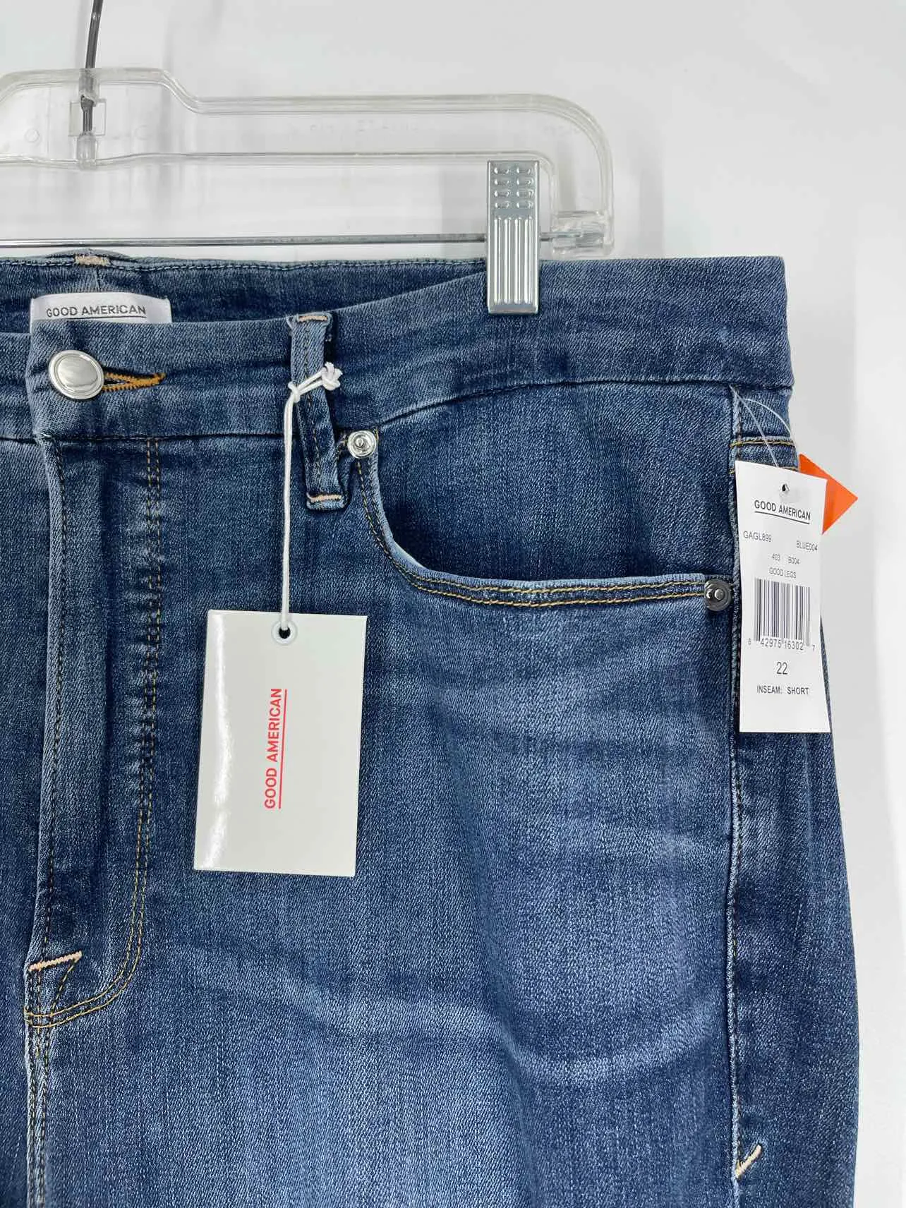 Good American Size 22 Blue Denim NEW PLUS Jeans-Plus