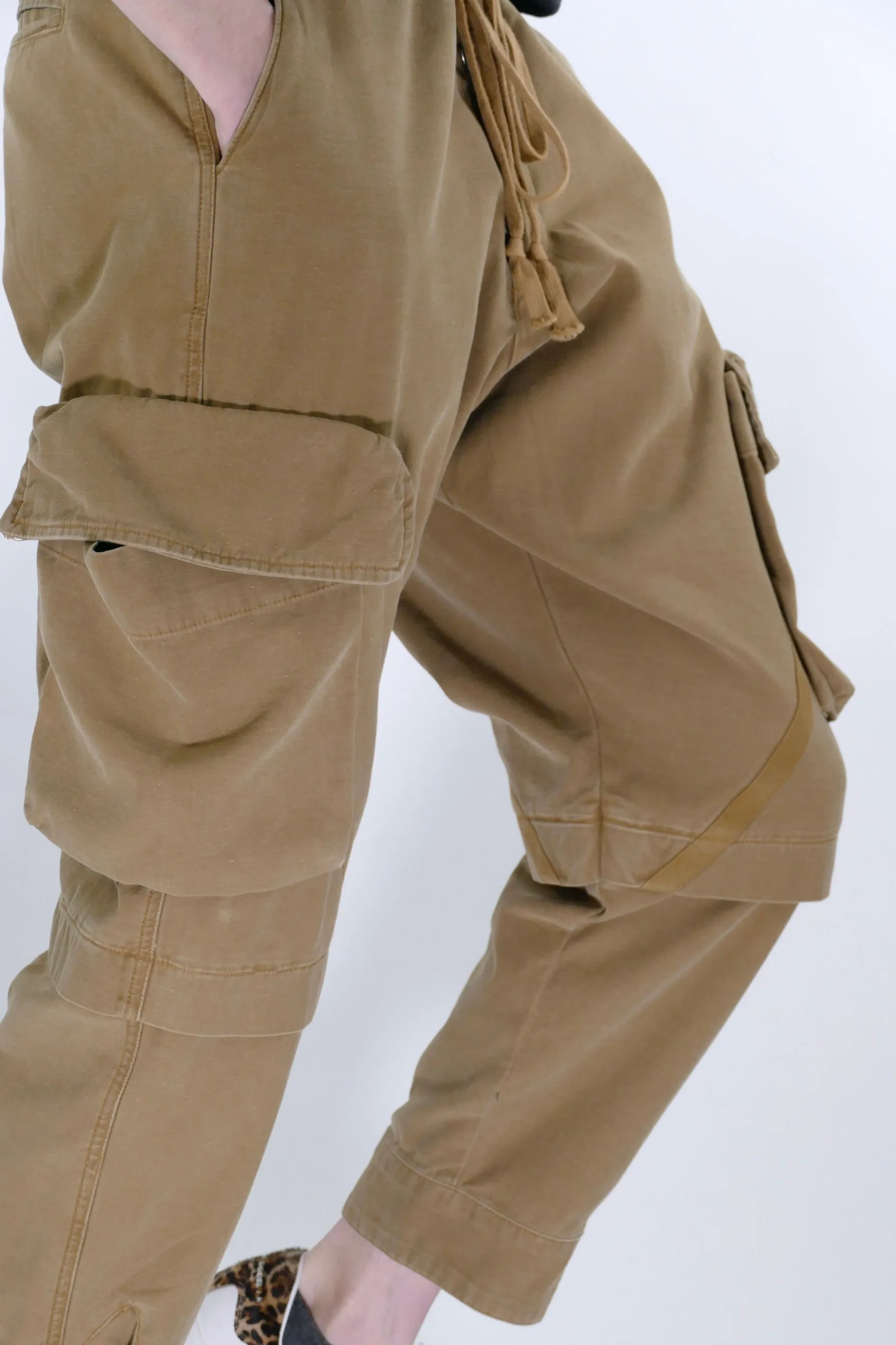 Greg Lauren GL Baker Cargo Pants - Tan