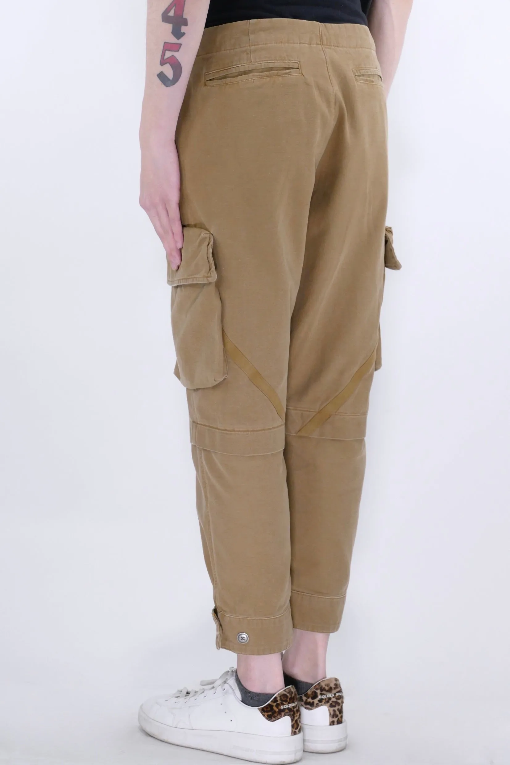 Greg Lauren GL Baker Cargo Pants - Tan