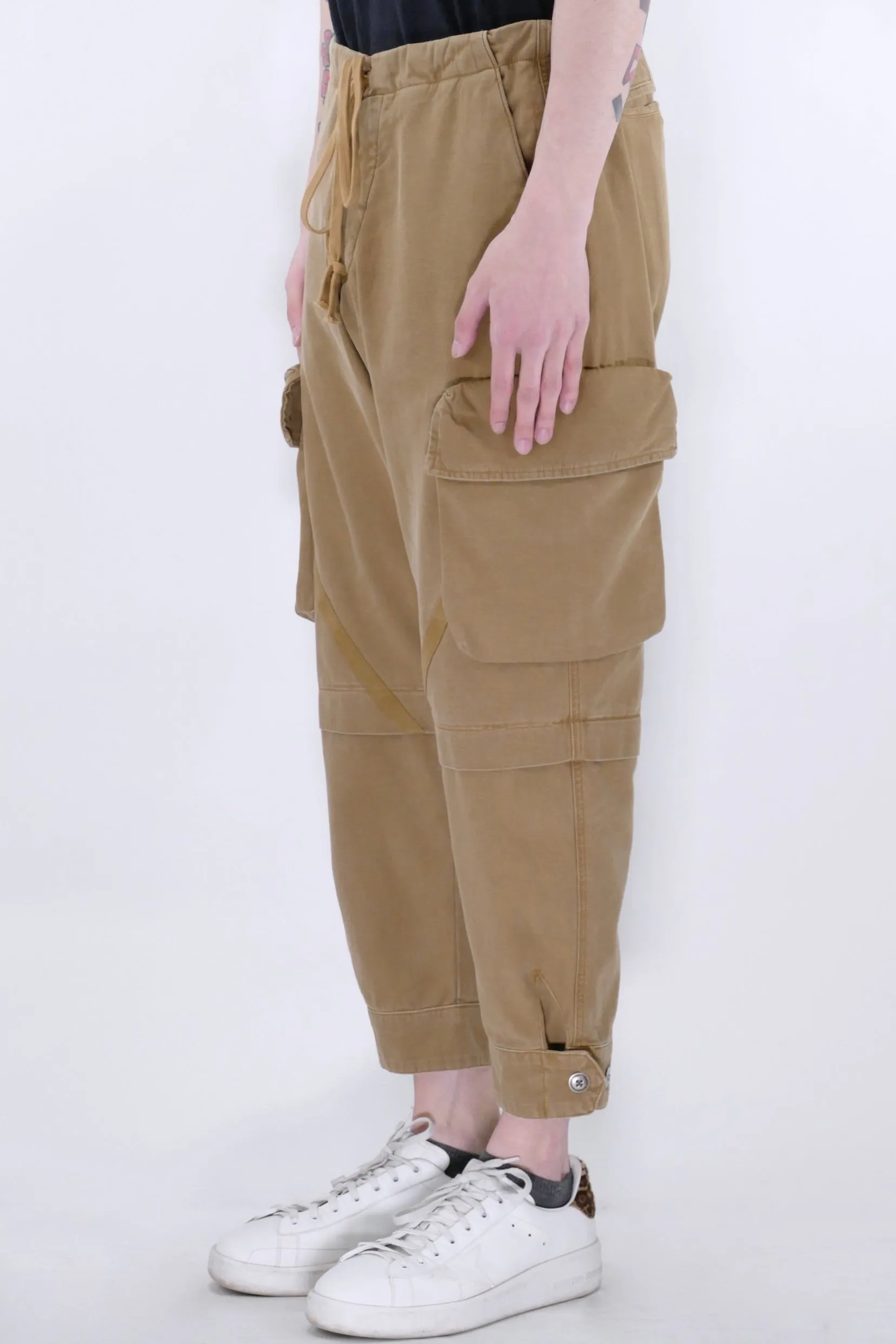 Greg Lauren GL Baker Cargo Pants - Tan