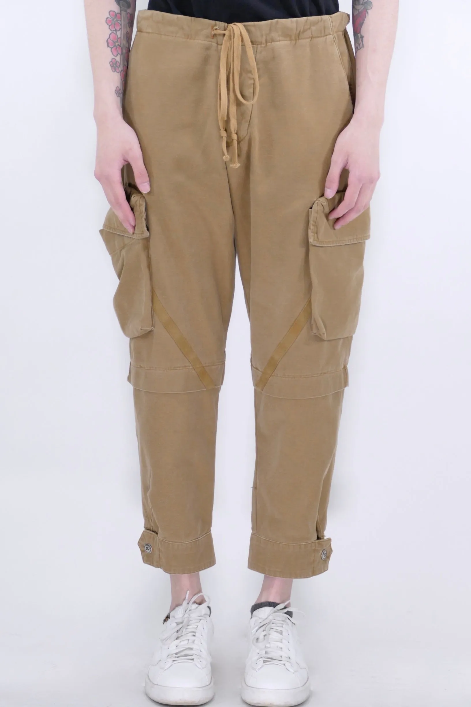 Greg Lauren GL Baker Cargo Pants - Tan