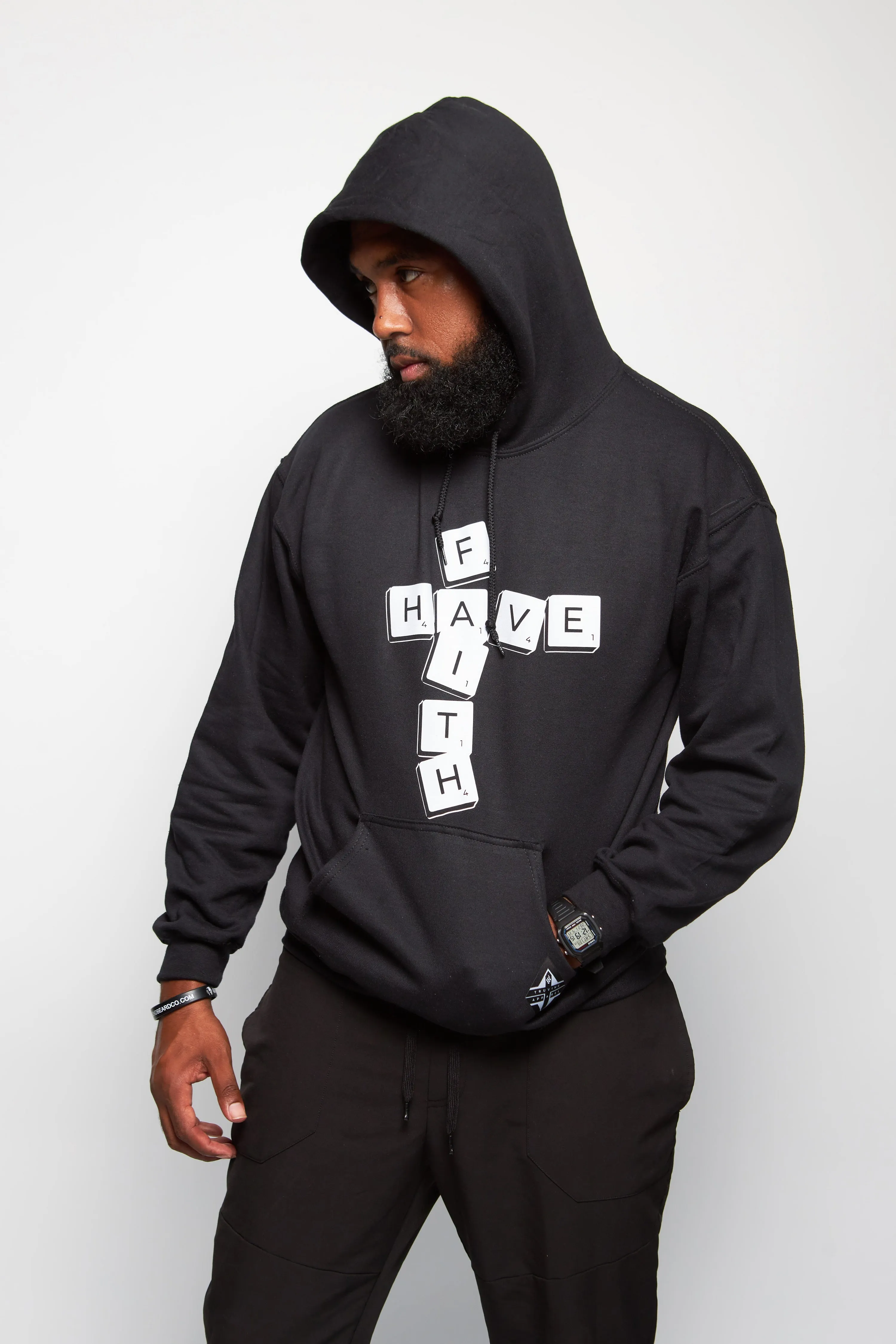 Have Faith Scrabble Hoodie (multiple color options)