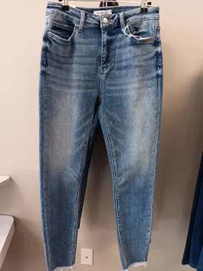 HIGH RISE CROP SKINNY JEANS