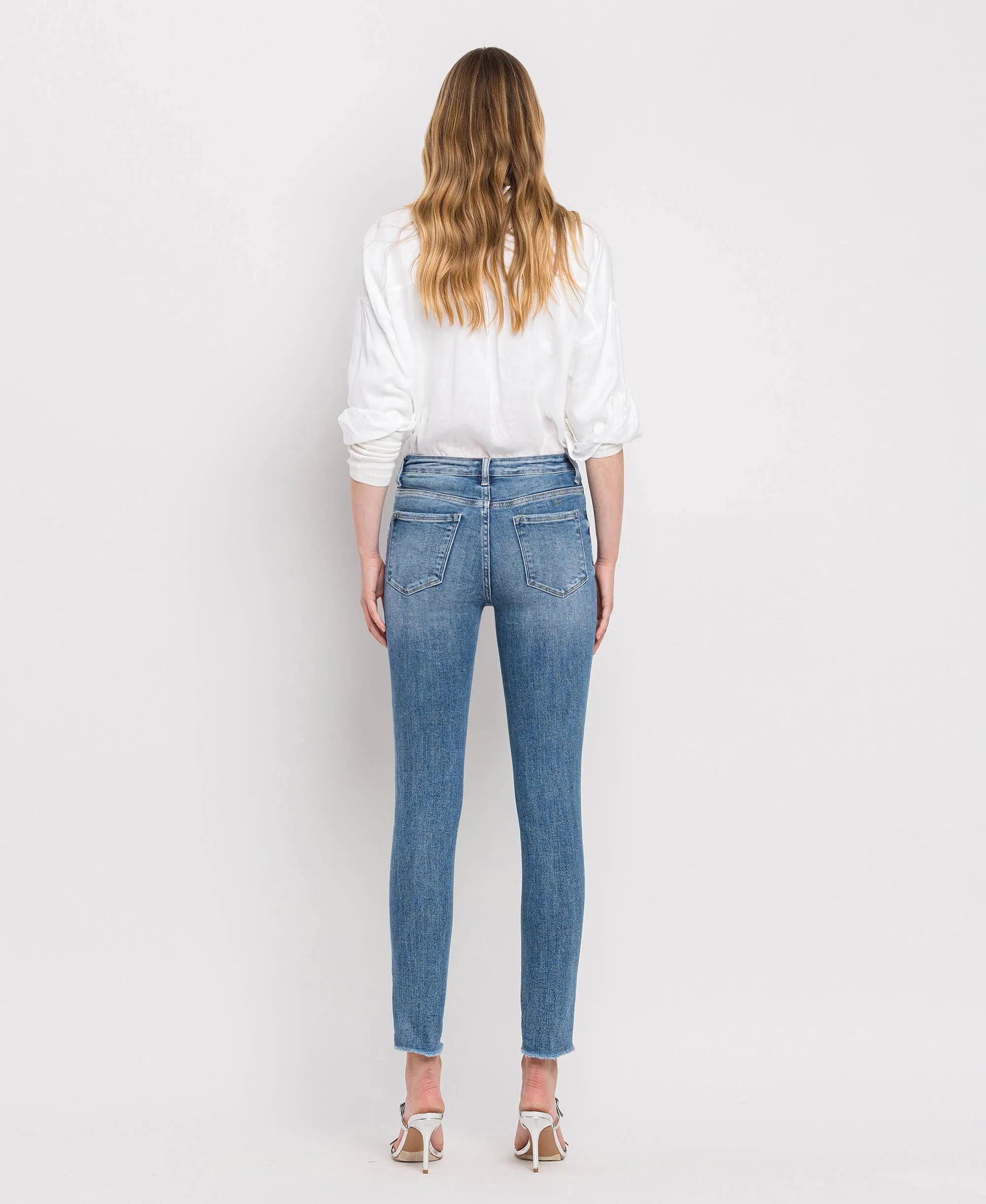 HIGH RISE CROP SKINNY JEANS