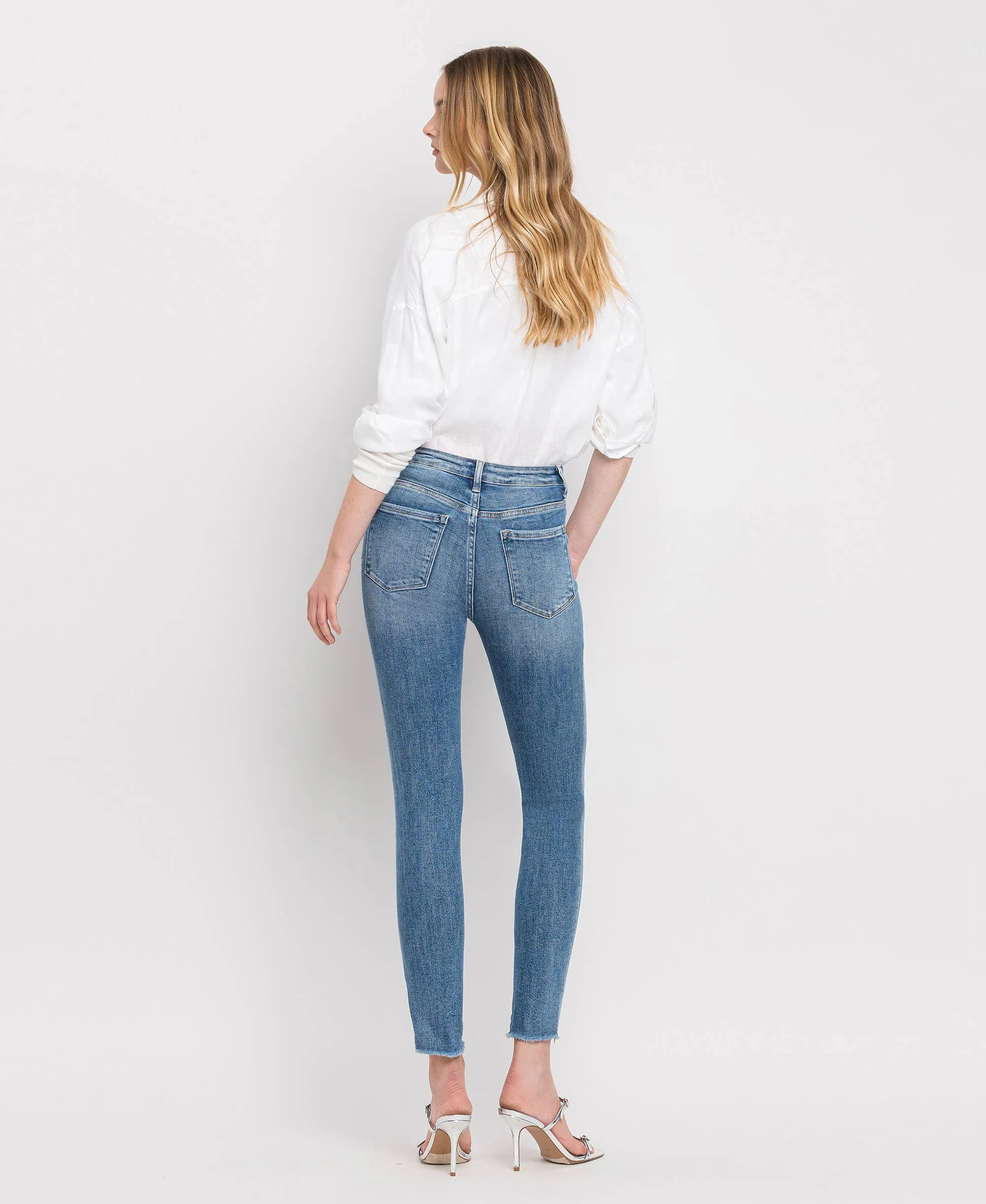 HIGH RISE CROP SKINNY JEANS