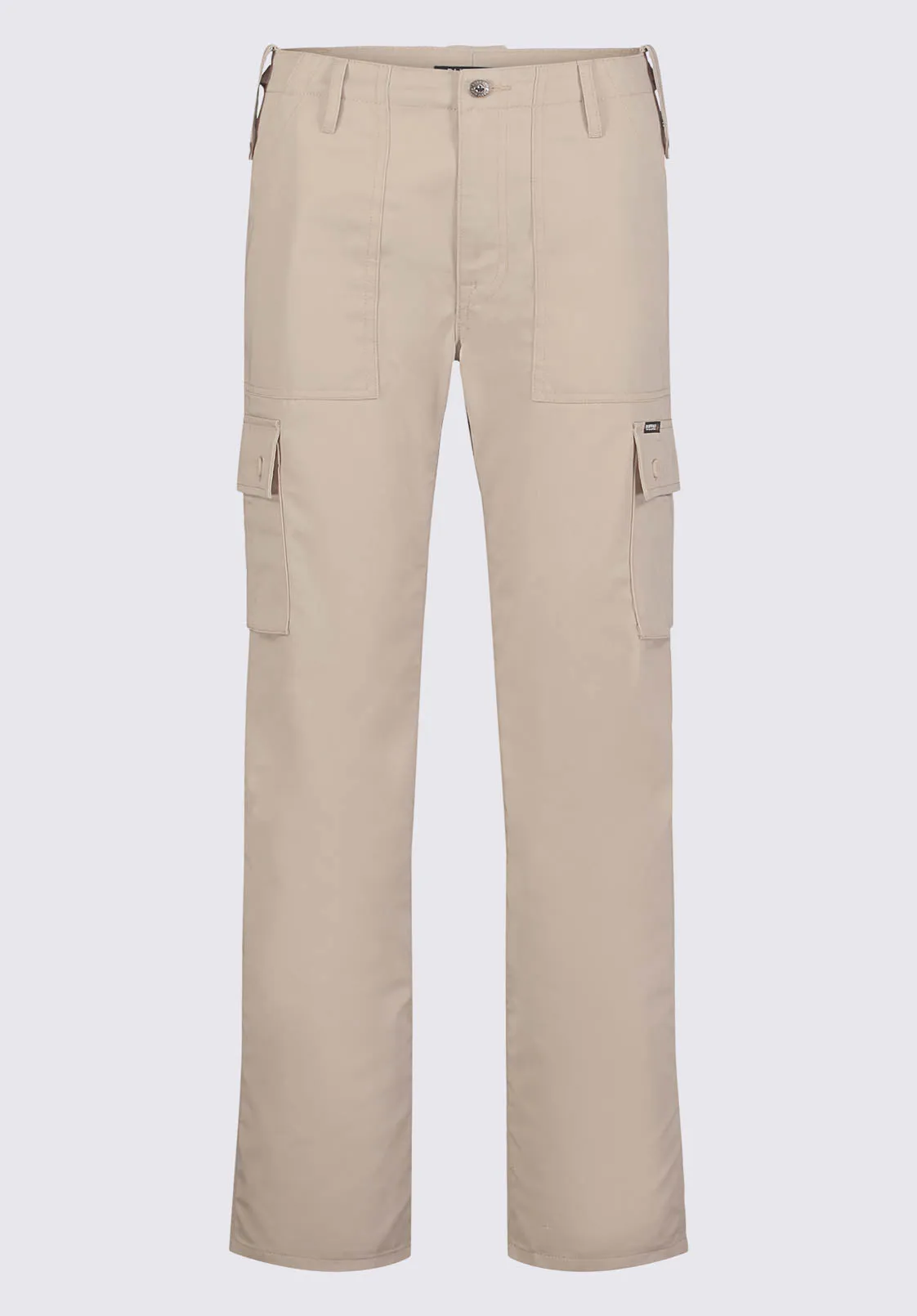 High Rise Jane Women's Loose Straight Pants in Beige - BL15975