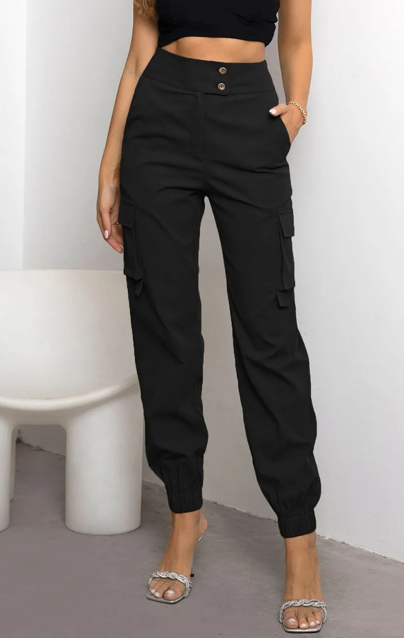 High Waist Cargo Pants