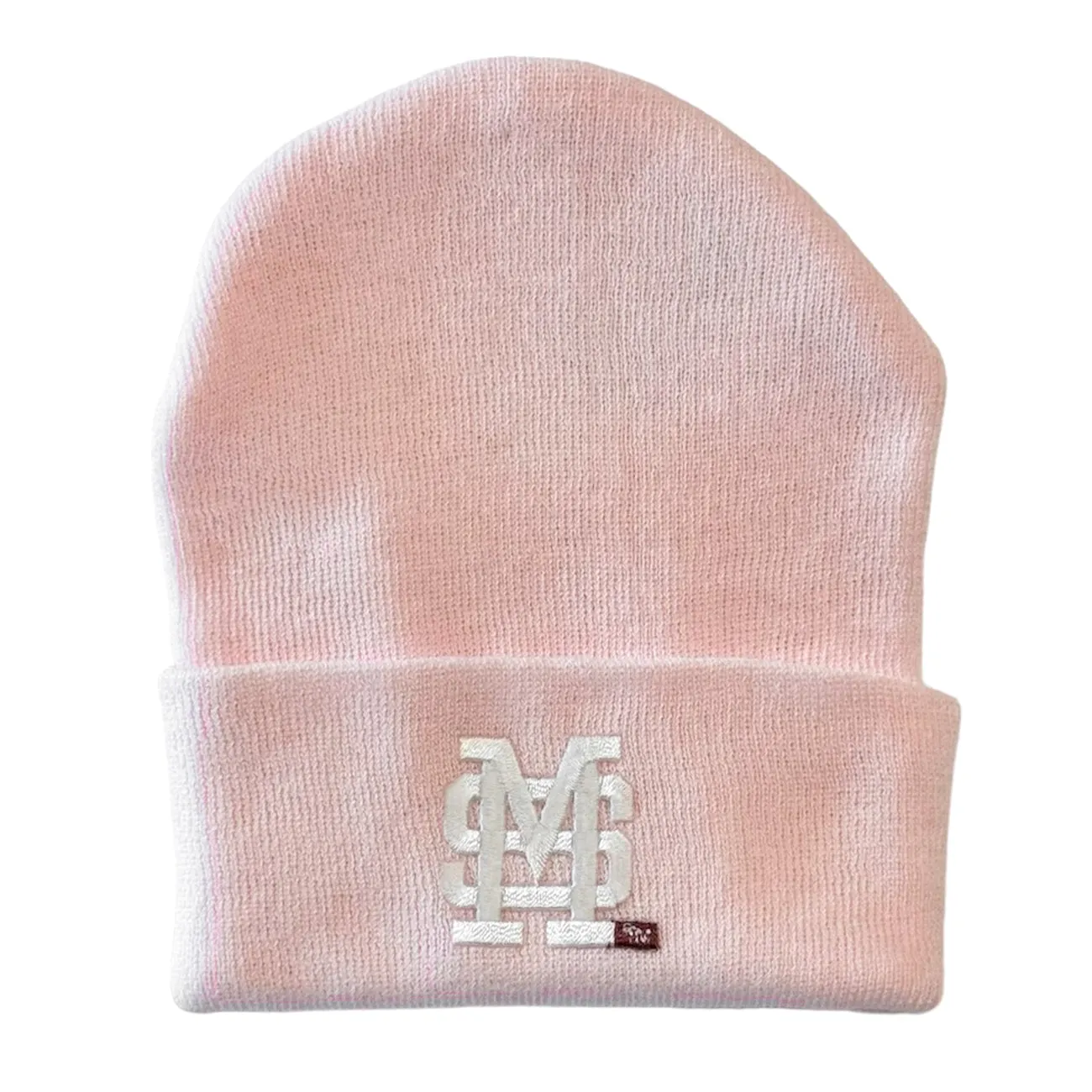 Interlocking M/S Pink Knit Cap