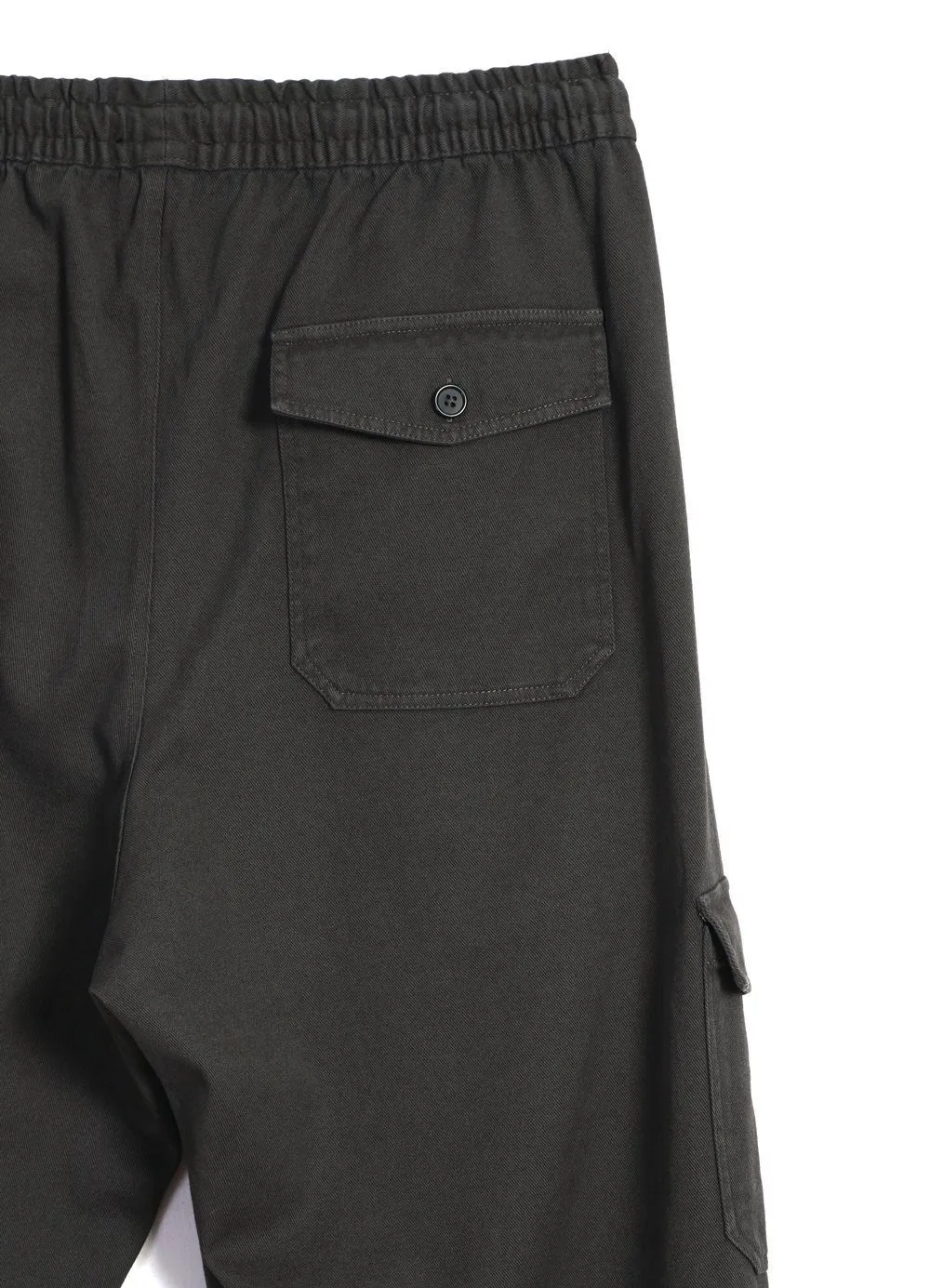 JIMMY | Casual Cargo Drawstring Pants | Dark Forest