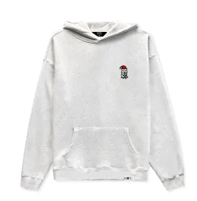 JJ SANTA HOODIE (WHITE HEATHER)