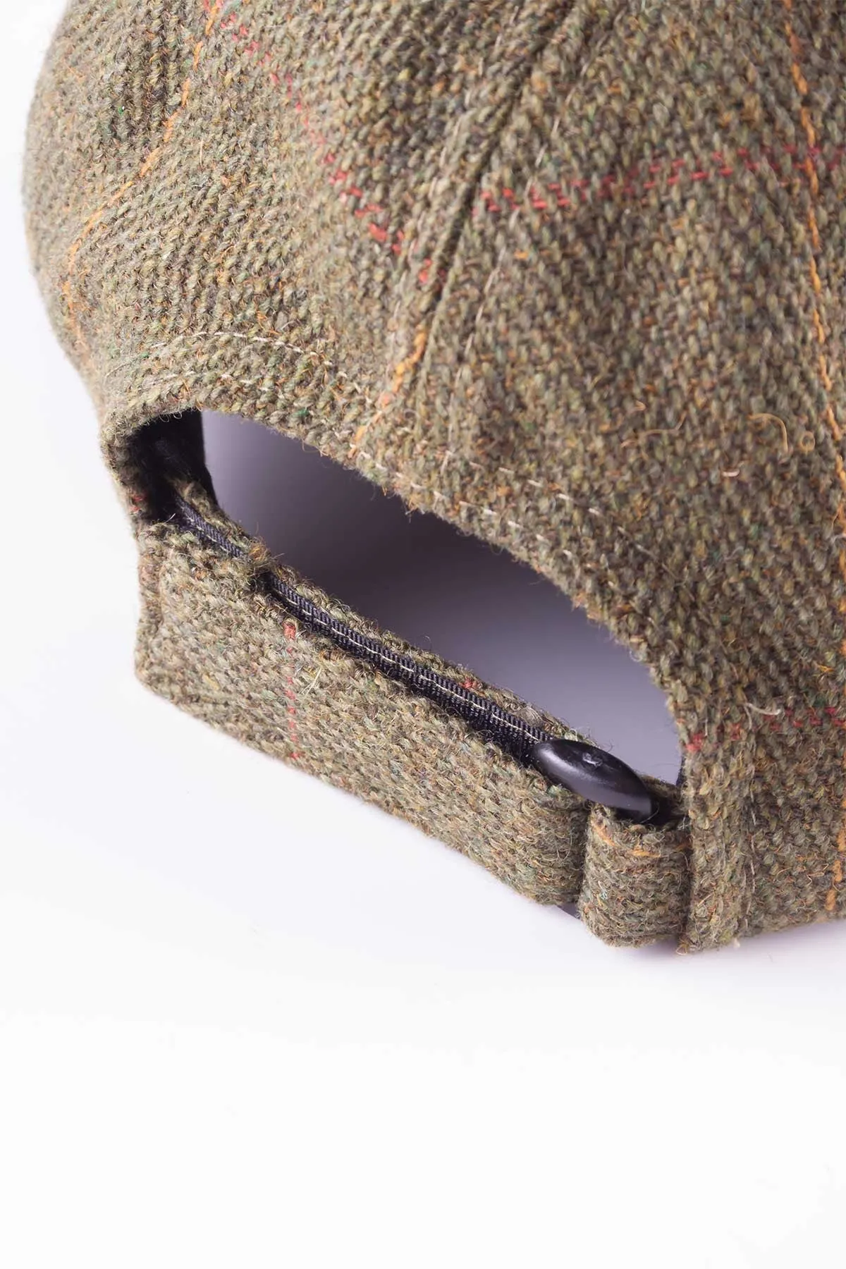 Junior Tweed Baseball Cap with Tweed Peak