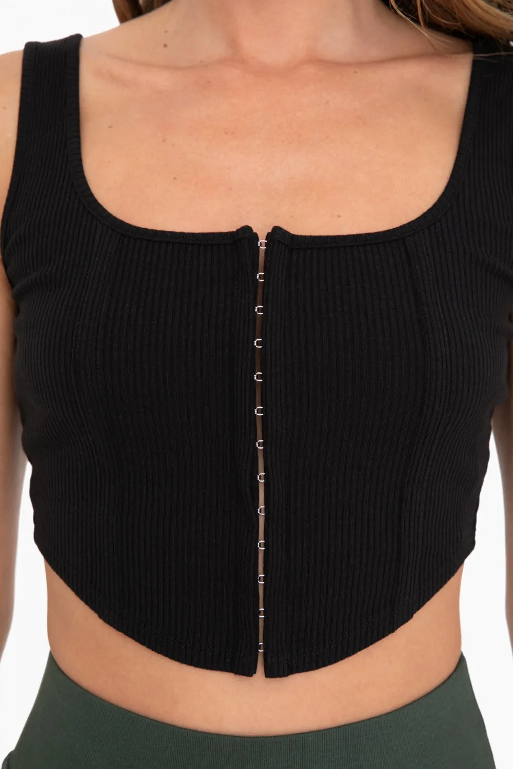 Kelly Corset Top - Black