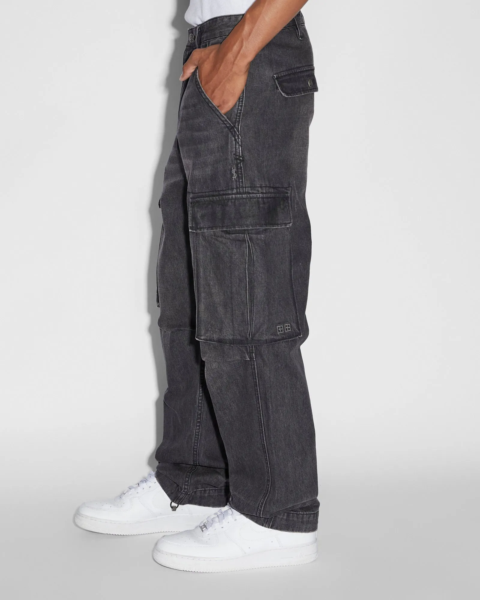 Ksubi Riot Cargo Pant - Faded Black