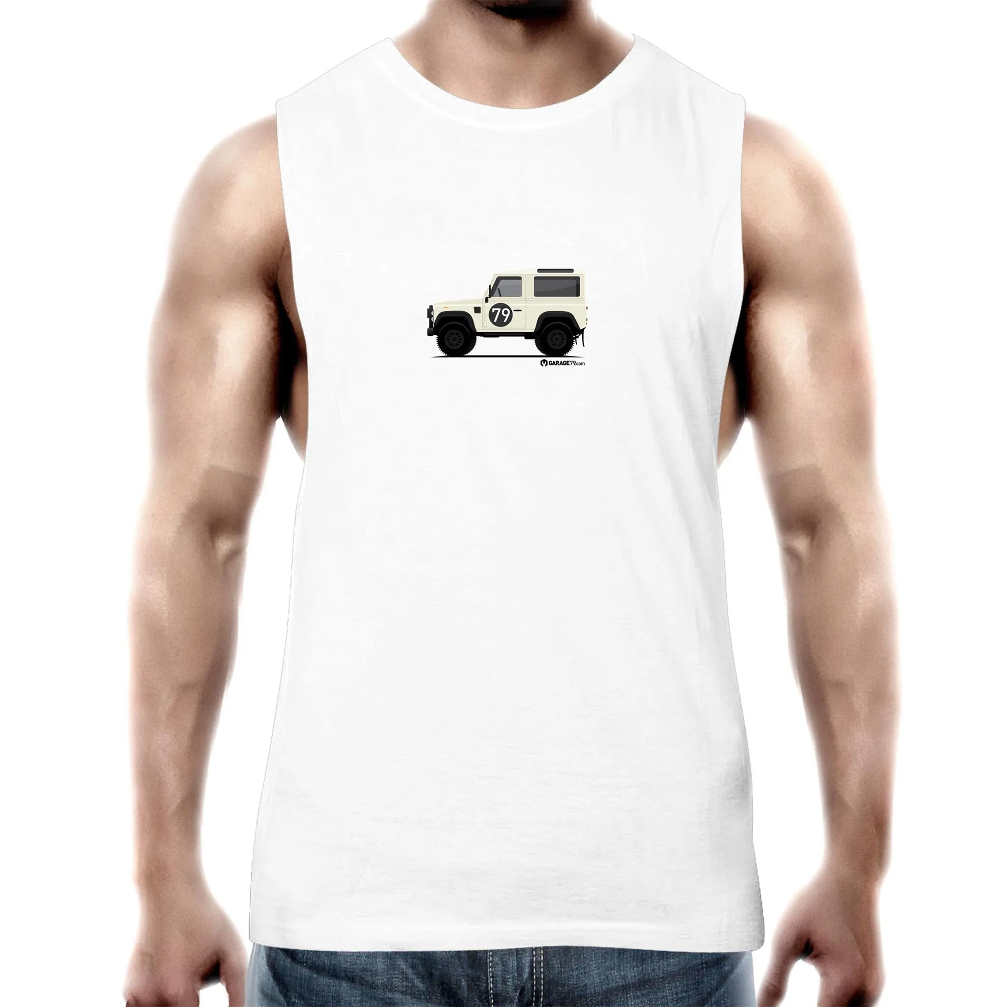 Land Rover Defender Mens Barnard Tank Top Tee