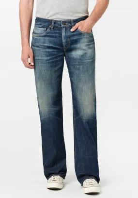 Loose Fit Matt Men's Jeans in Vintage Blue - BM22824