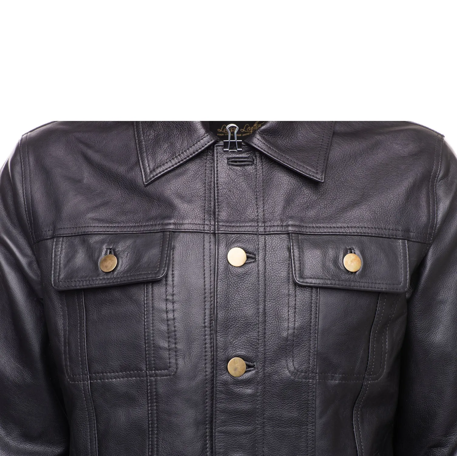 Mason Trucker leather jacket