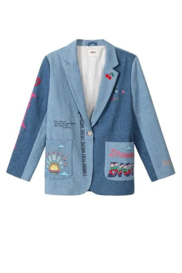 Me369 - Freya Jacket - Denim