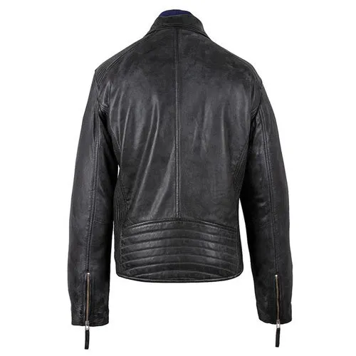 Men's Radom Black Leather Jacket