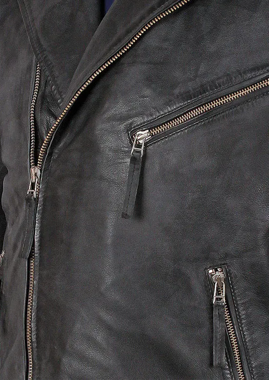 Men's Radom Black Leather Jacket