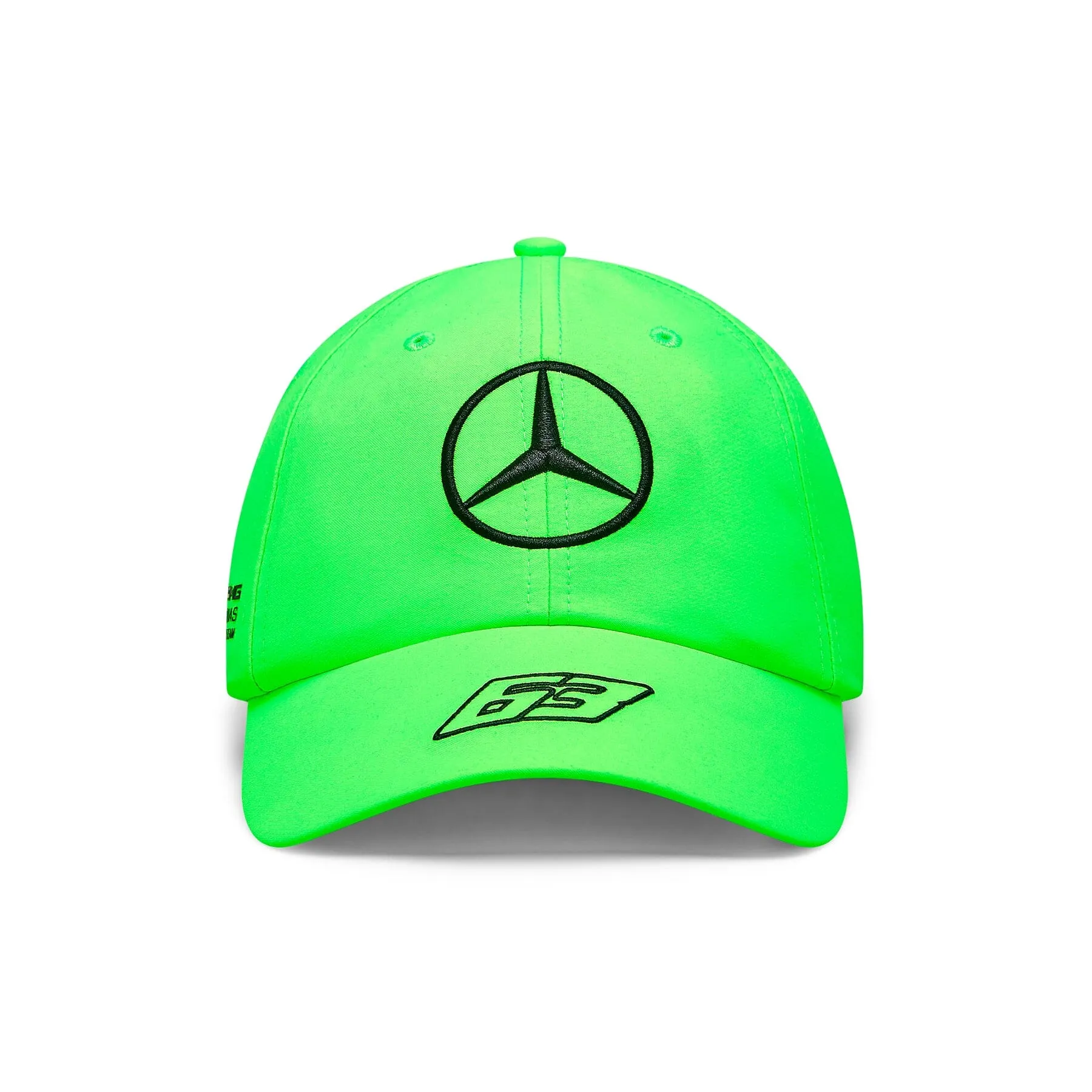 Mercedes AMG Petronas F1 2023 George Russell Special Edition Kids British GP Dad Baseball Hat - Youth Green