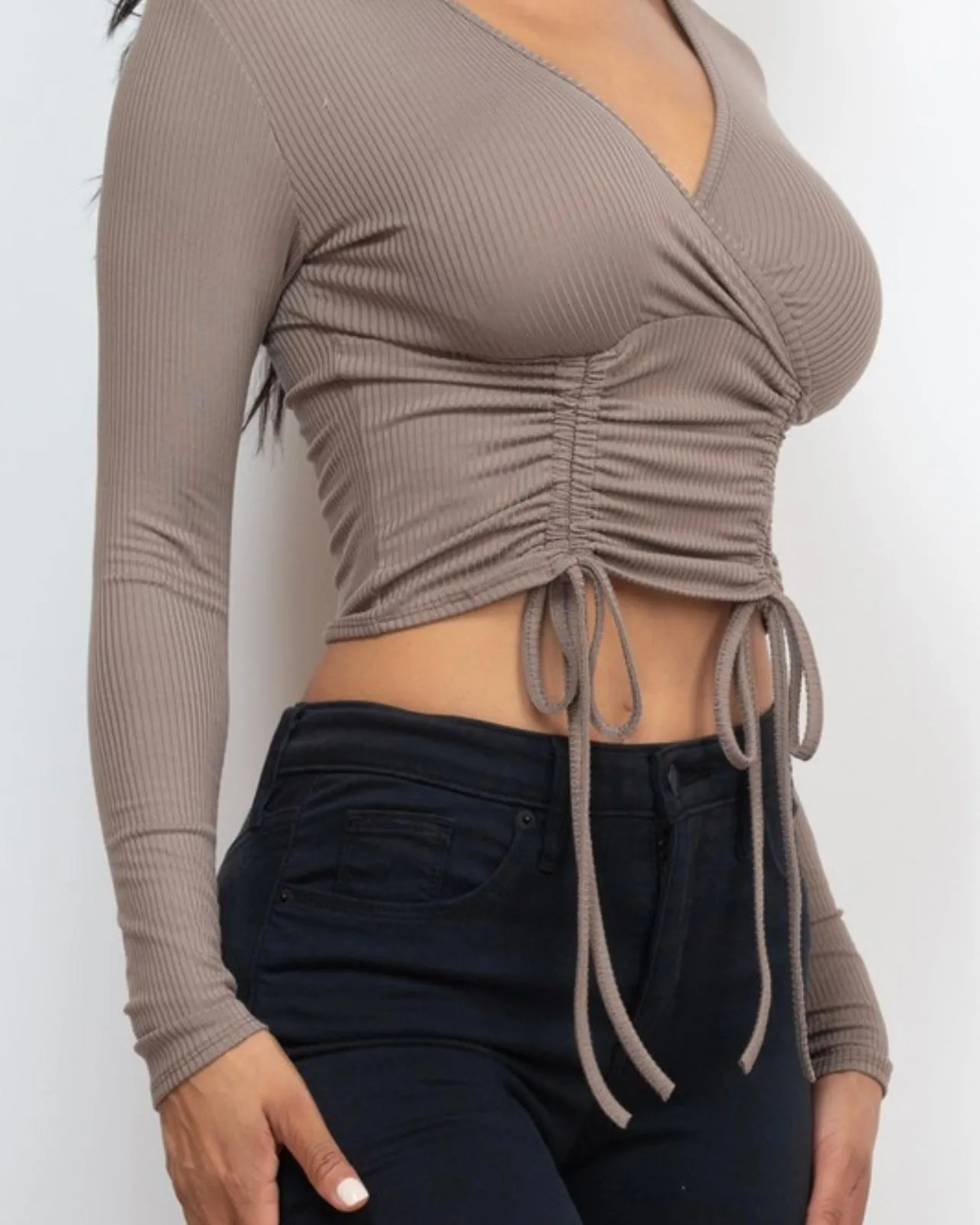 Merleigh Long Sleeve Crop Top