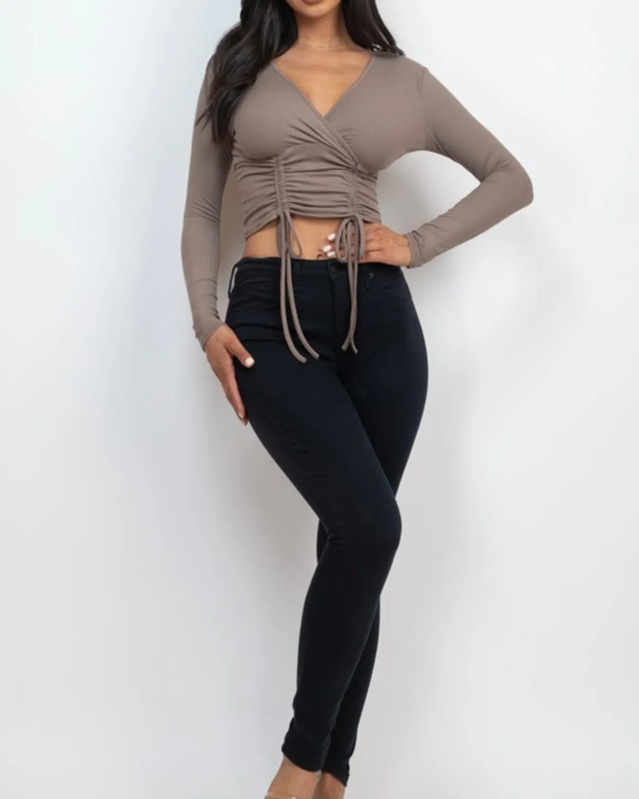 Merleigh Long Sleeve Crop Top