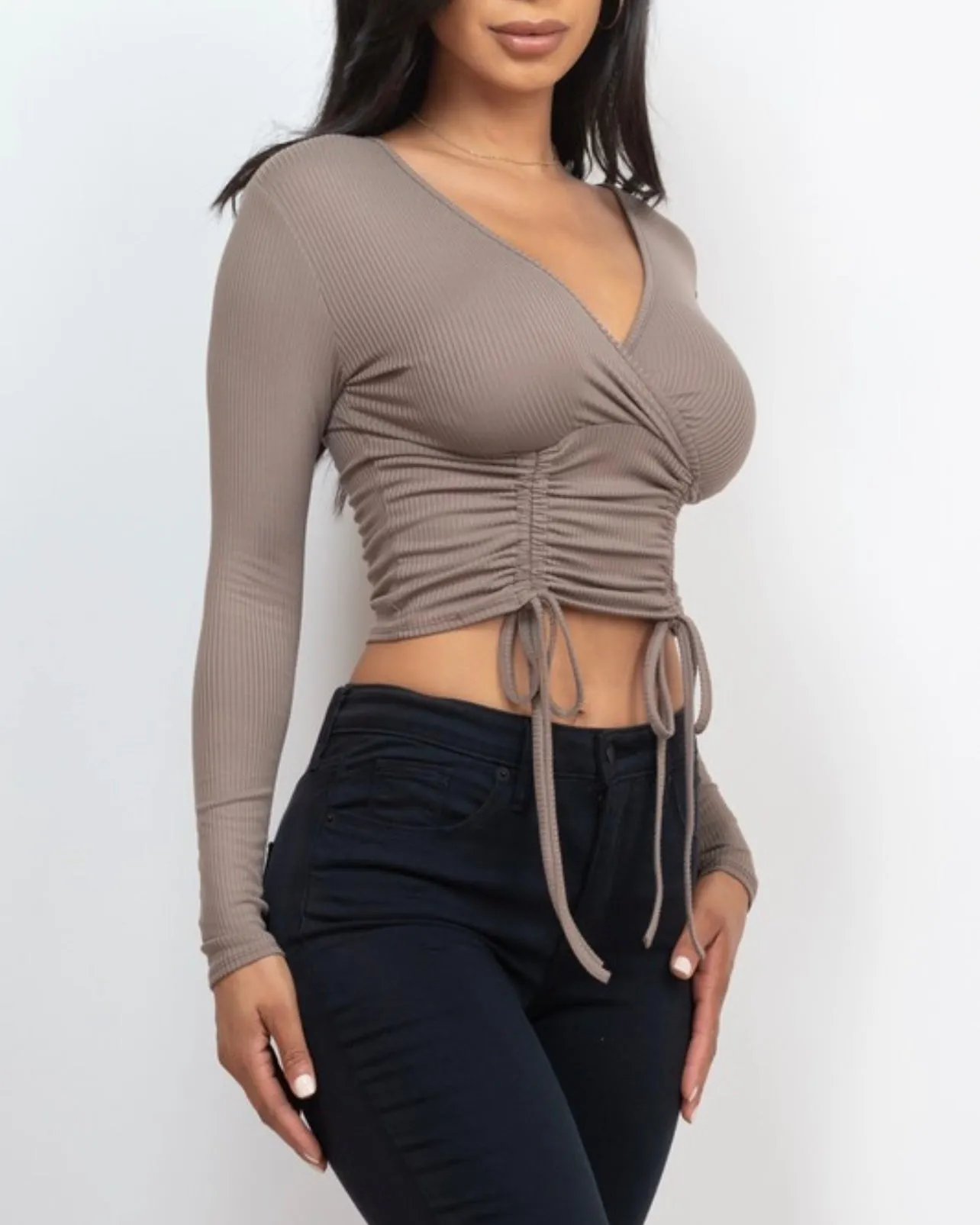 Merleigh Long Sleeve Crop Top