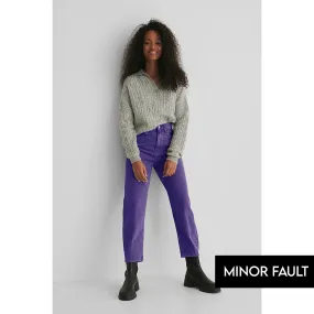 (Minor Fault) Purple Mom Fit High Jeans