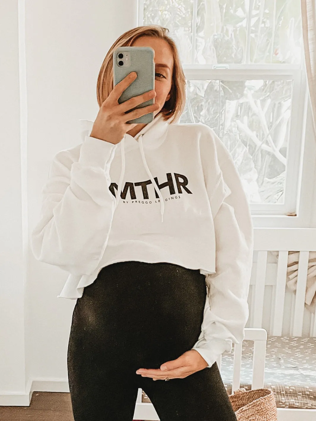 MTHR by Preggo Leggings Crop Hoodie