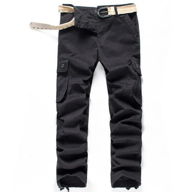 Multi pockets men cargo pants