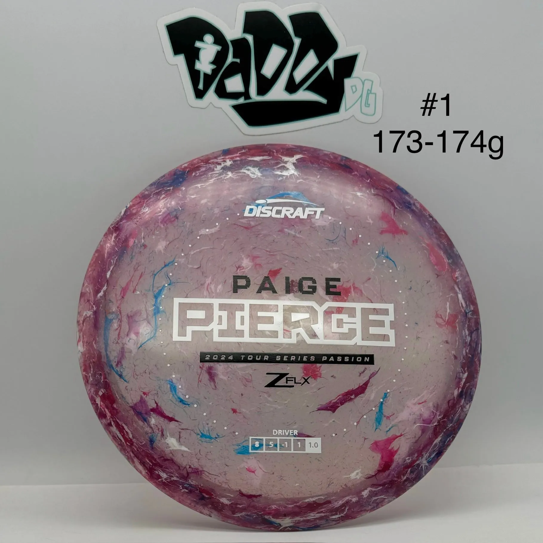 ****NEW Discraft Jawbreaker Z-Line Flx Passion 2024 Paige Pierce Tour Series Fairway Driver