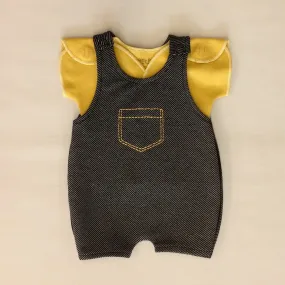 Comfortable, NICU-Safe Baby Overalls Jeans