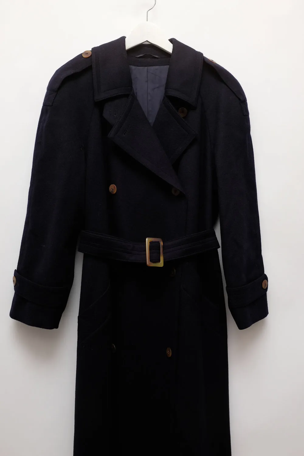 NIGHTBLUE PURE WOOL VINTAGE COAT