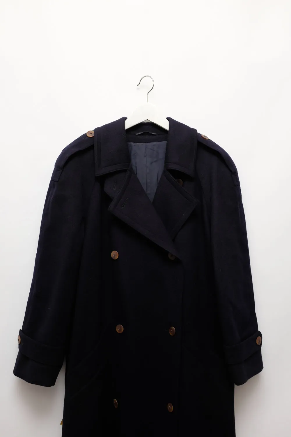 NIGHTBLUE PURE WOOL VINTAGE COAT