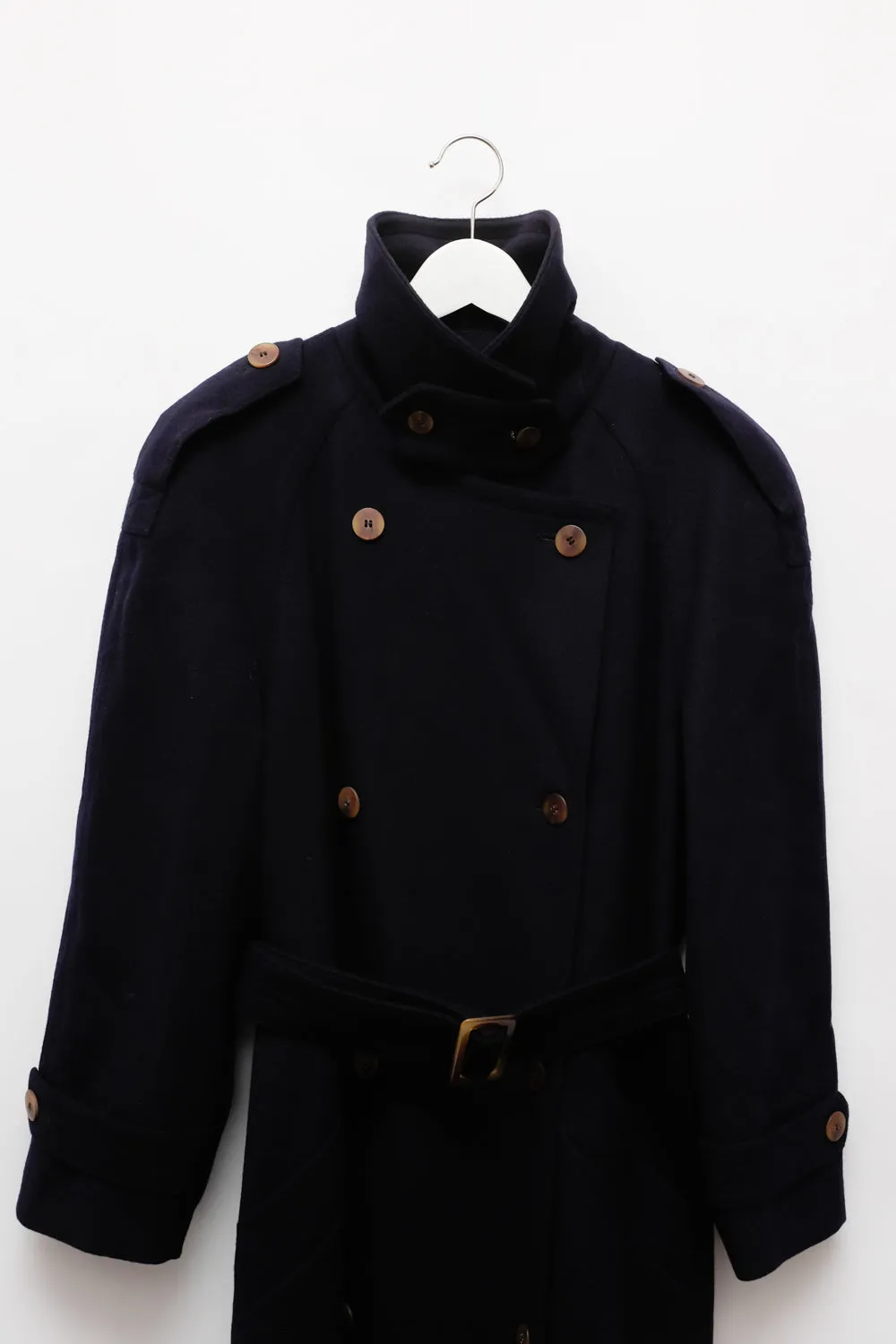 NIGHTBLUE PURE WOOL VINTAGE COAT