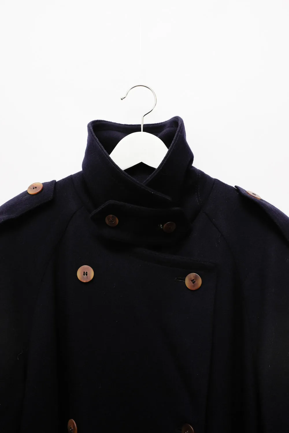 NIGHTBLUE PURE WOOL VINTAGE COAT