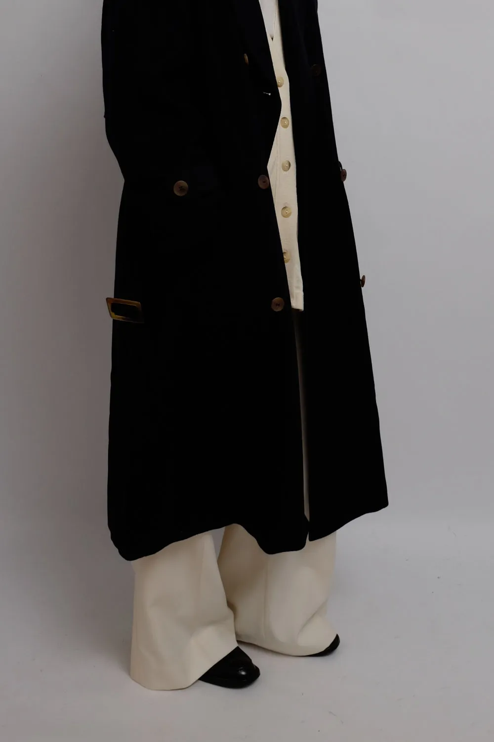 NIGHTBLUE PURE WOOL VINTAGE COAT