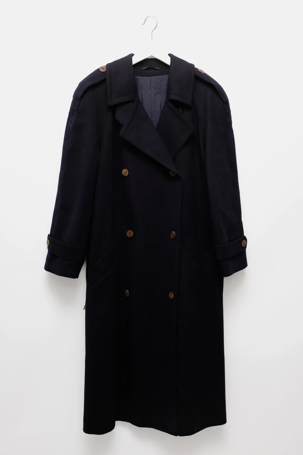 NIGHTBLUE PURE WOOL VINTAGE COAT