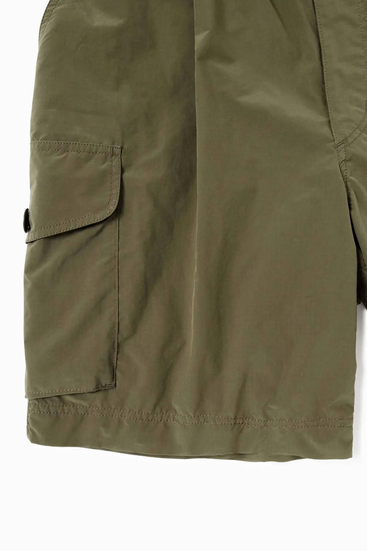 oversized cargo short pants - khaki