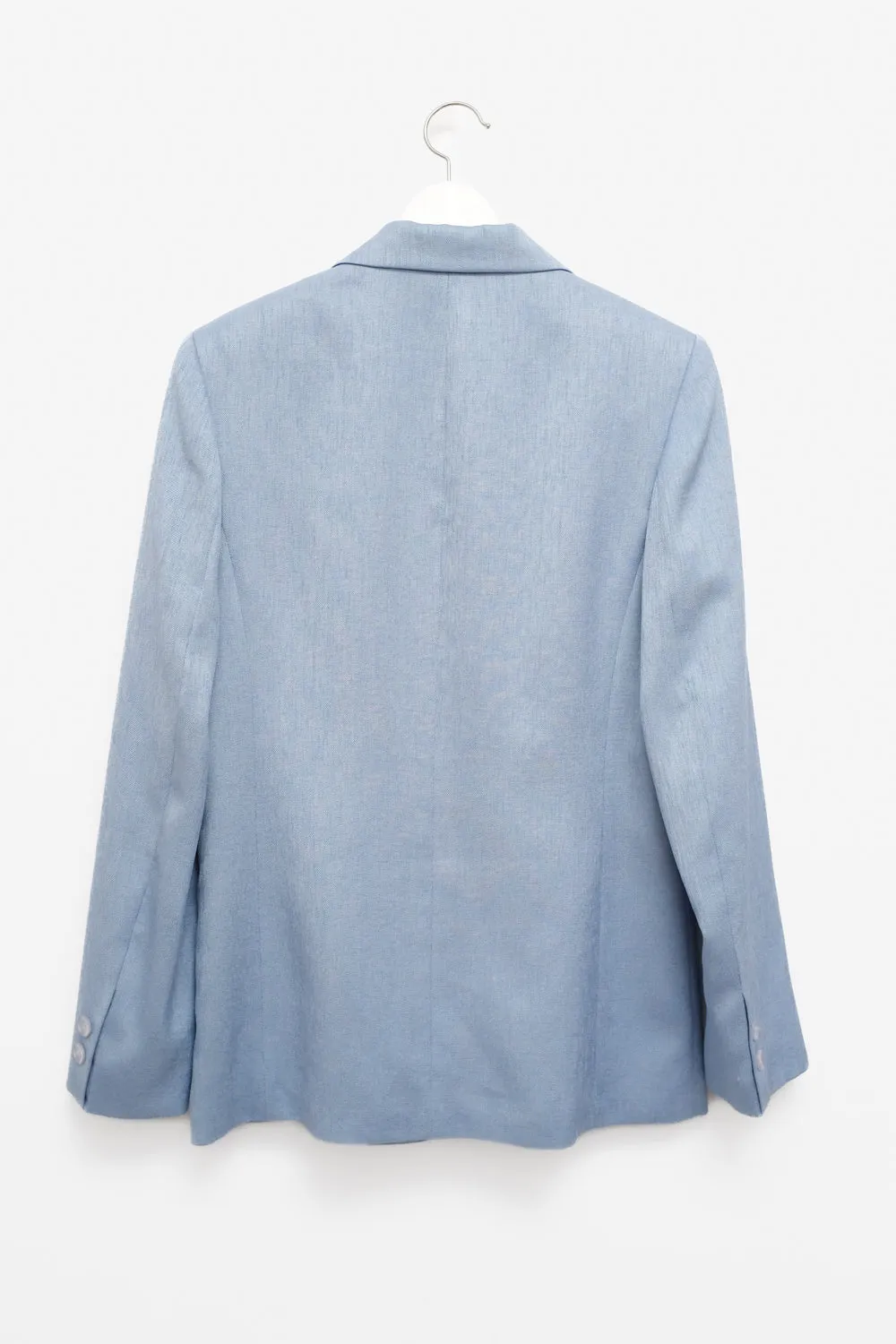 PALE BLUE OVERSIZED BOXY BLAZER