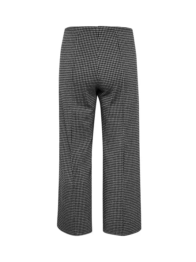 PART TWO ILISAN TROUSERS MEDIUM GREY CHECK