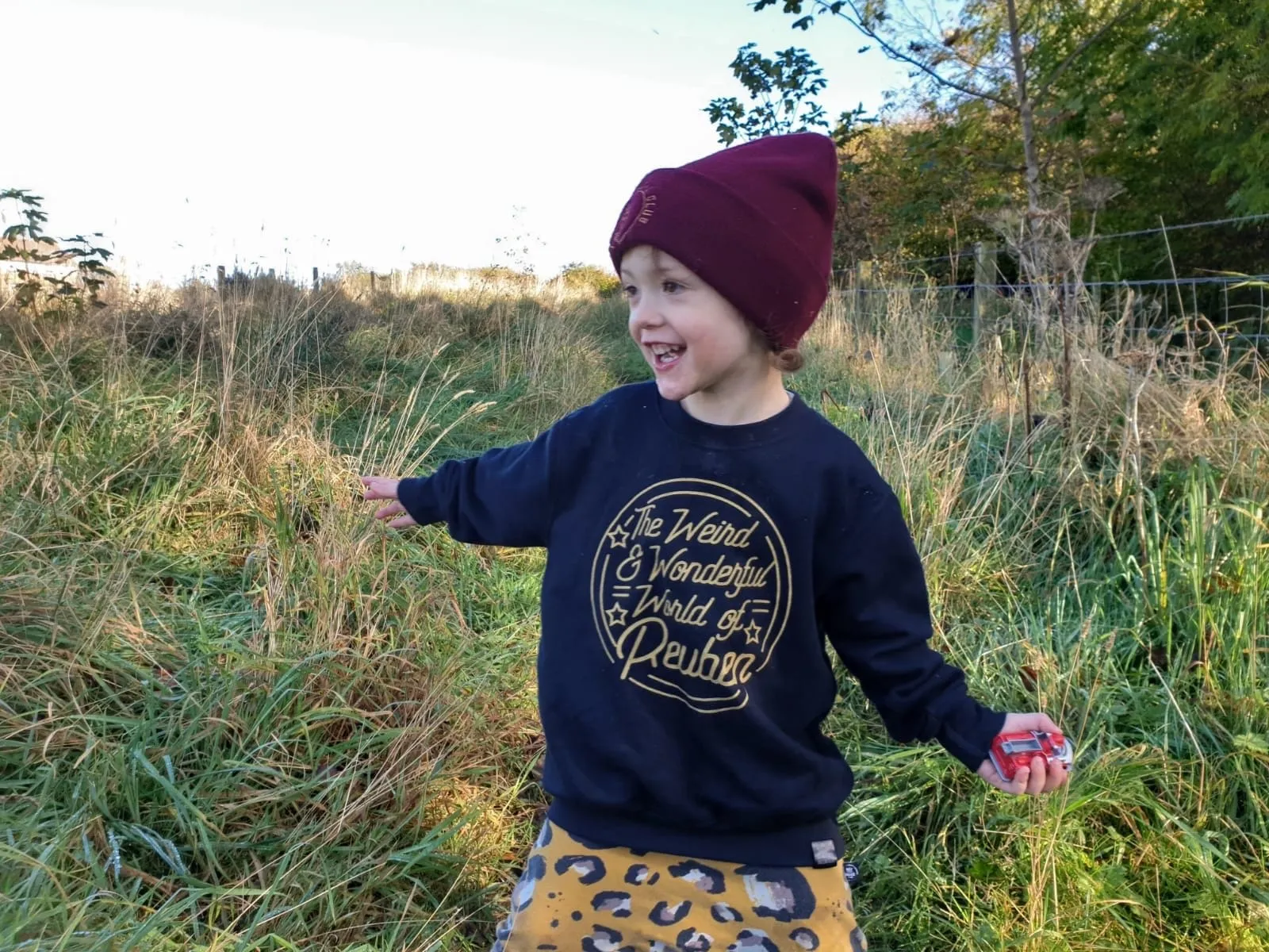 Personalised Weird and Wonderful Kids Sweater